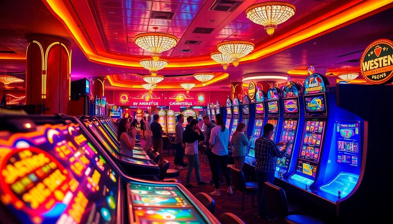 Descubra os melhores jogos de cassino com jogadores se divertindo em um ambiente vibrante.