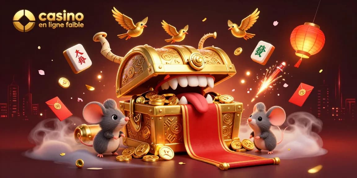 Image captivante de casino en ligne fiable offrant des éléments de jeu colorés et une ambiance festive.
