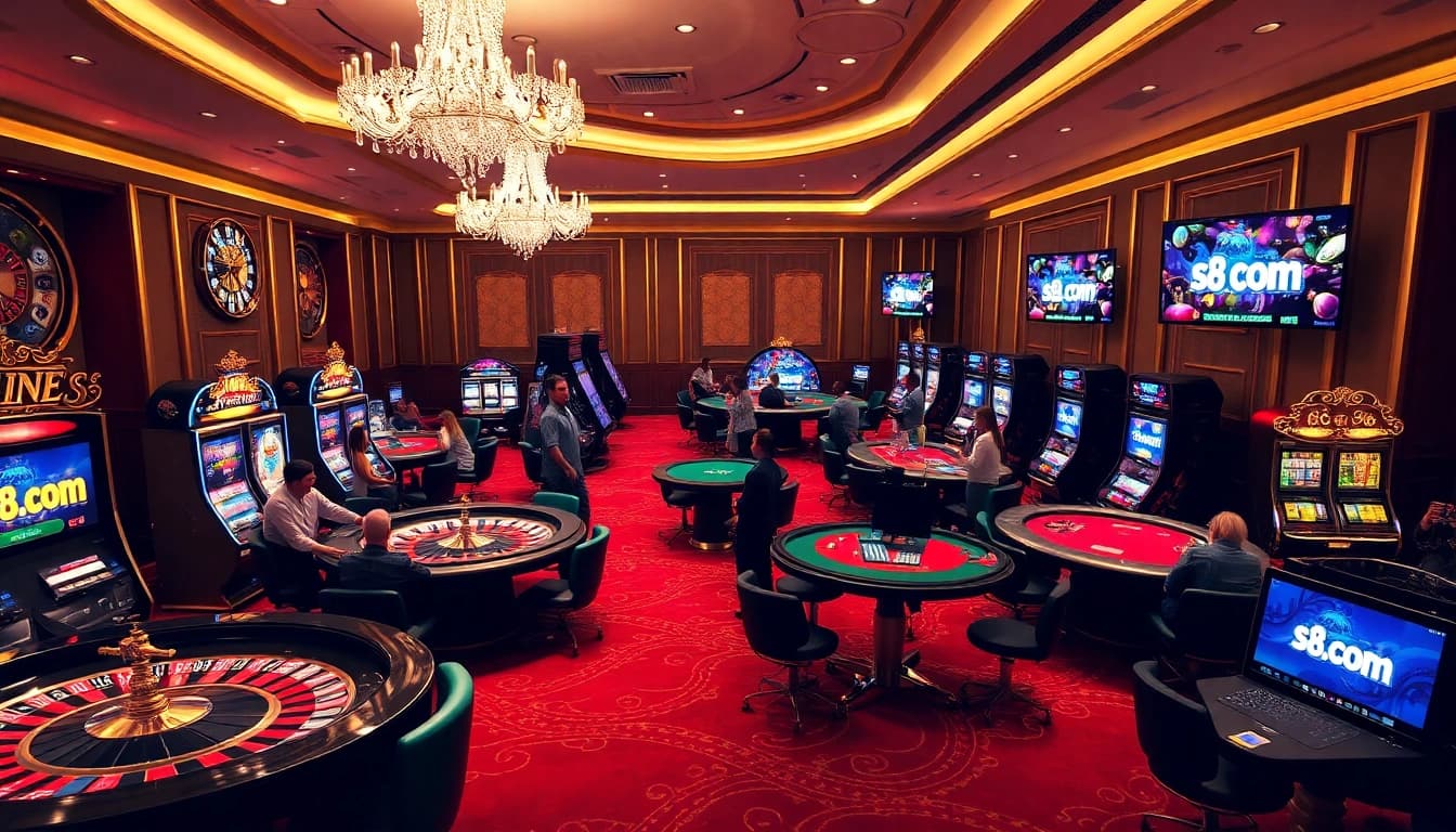 Experience the thrill of gambling at s8 com with lively casino games and vibrant slot machines.