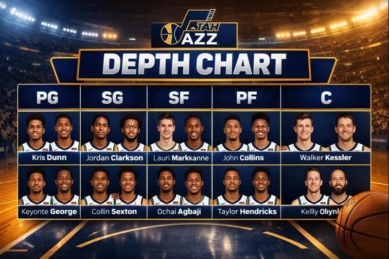 Utah Jazz Depth Chart 2025-26: Key Players and Projected Lineup Breakdown