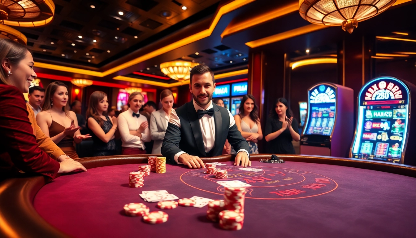 Experience thrilling gameplay with the xx88 game at an elegant casino.