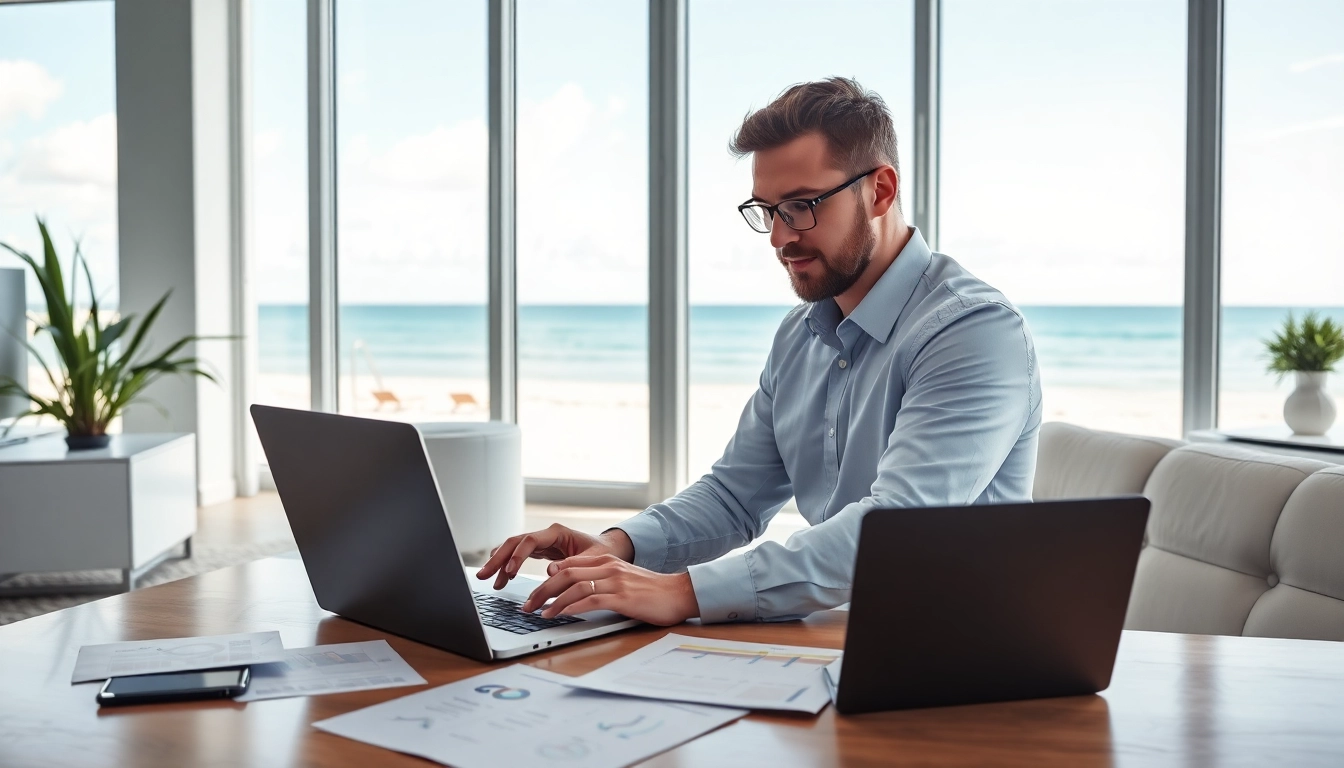 Enhance your Clearwater FL SEO with expert consultation in a vibrant office setting.