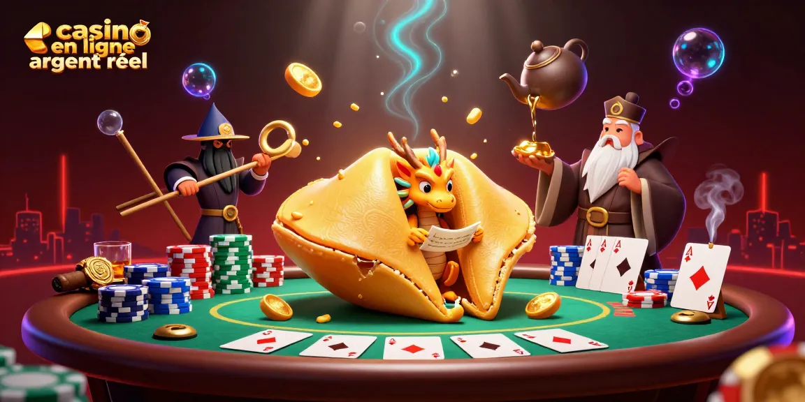 Découvrez un casino en ligne argent réel avec des personnages fantastiques dans une scène animée.