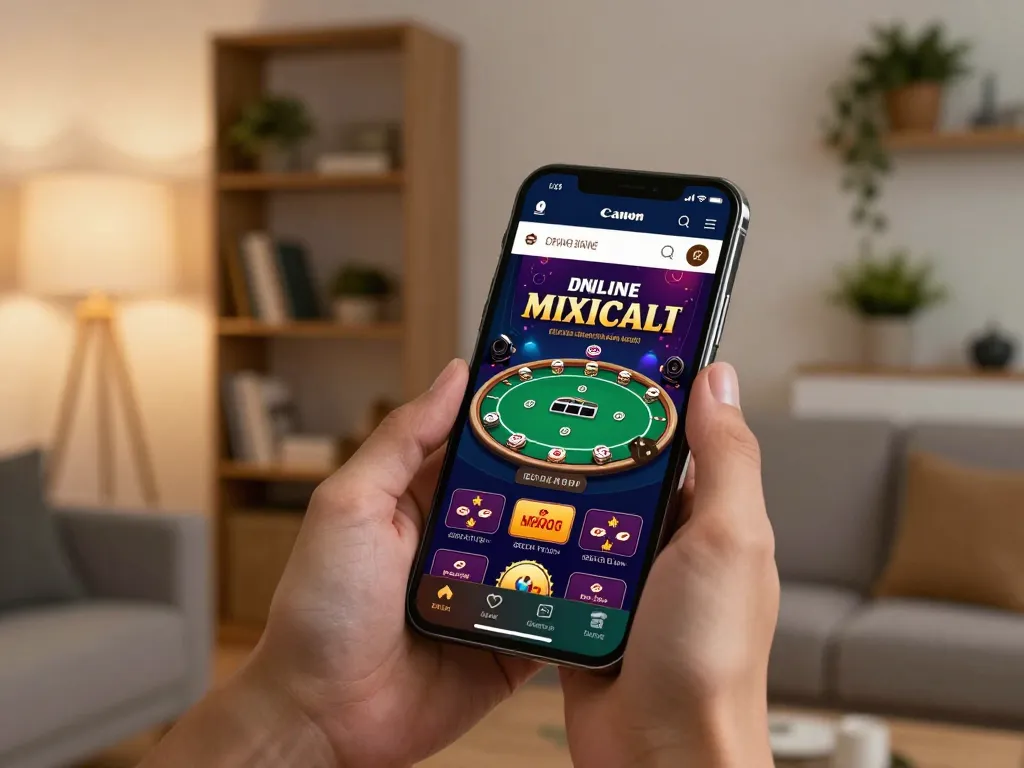 Engaged player navigating the Trang Chủ W88 mobile gaming app on a smartphone, highlighting strategic gaming experience.