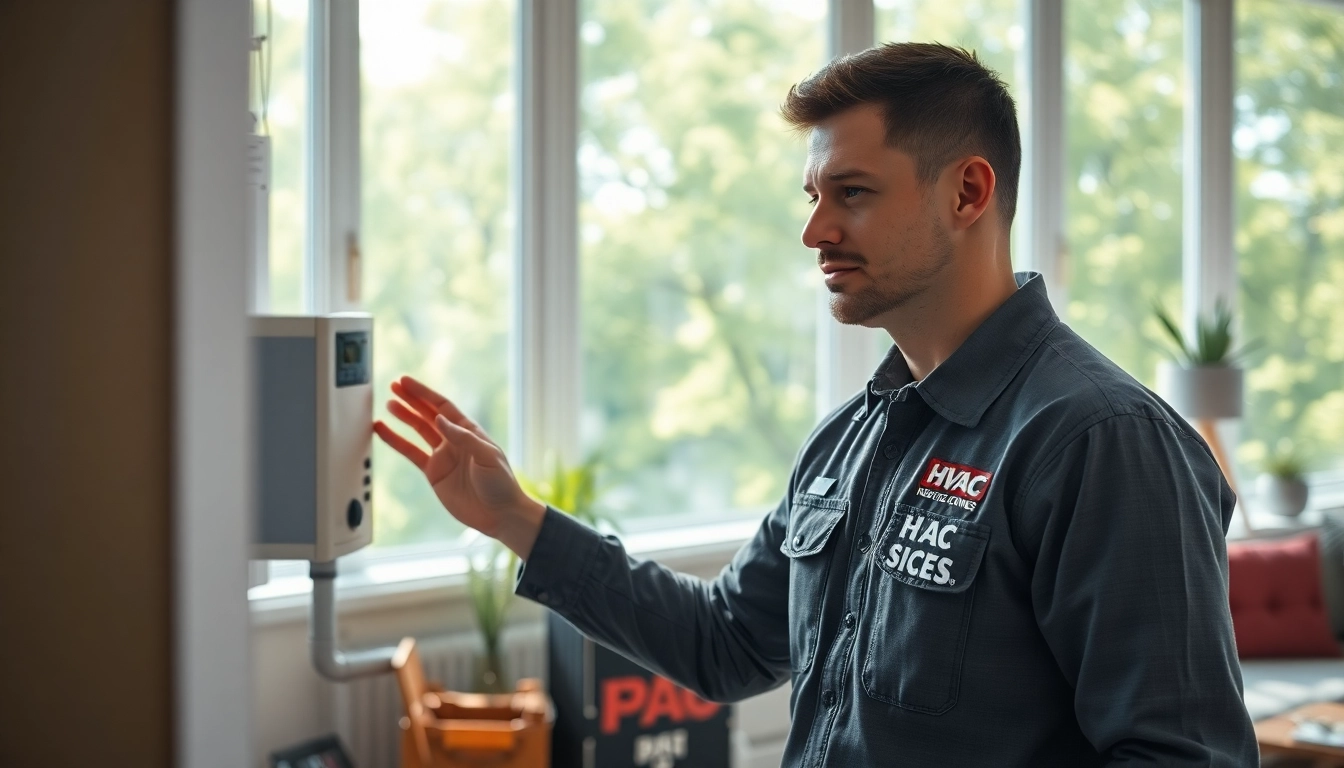 Providing reliable hvac services minneapolis with a skilled technician inspecting heating units.
