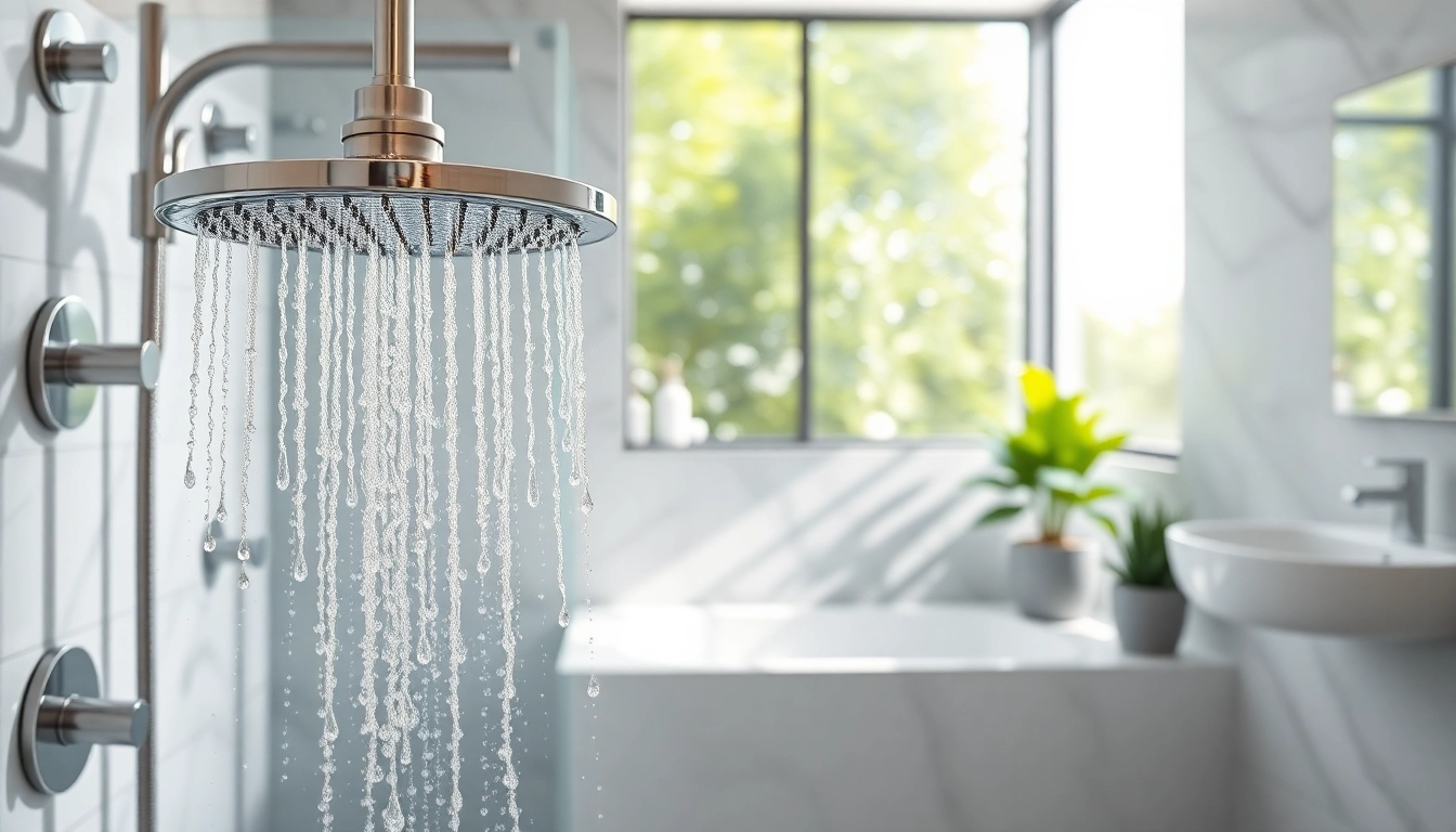 Discover elegant showers with sleek design features and a modern aesthetic in a bright bathroom setting.