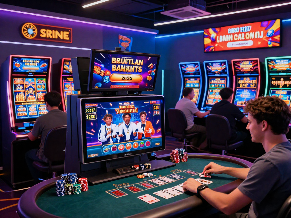 Exciting gaming atmosphere showcasing the best EU online casinos for UK players with vibrant promotions and engaging gameplay.