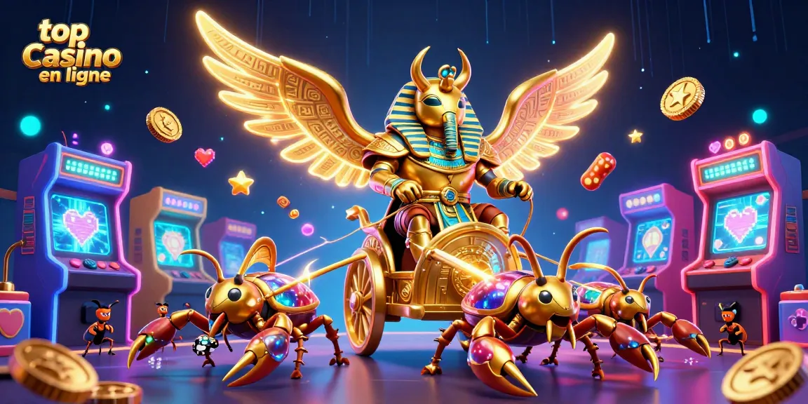 Découvrez les meilleures options de top casino en ligne avec cette illustration dynamique et captivante.