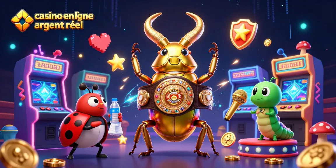 Vivez l'expérience du casino en ligne argent réel avec des personnages de jeu colorés dans un environnement dynamique.