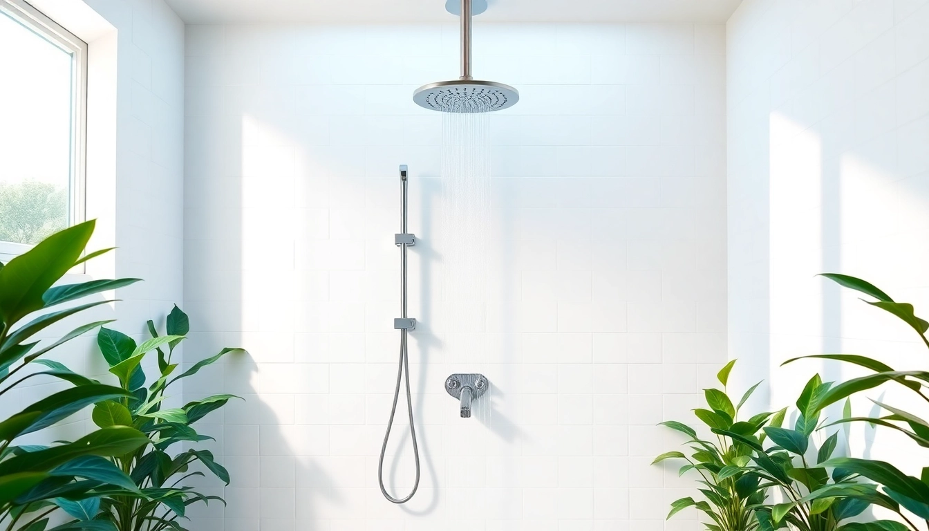 Enhance your bathroom with Sunny Shower USA Inc's modern shower design highlighting comfort and style
