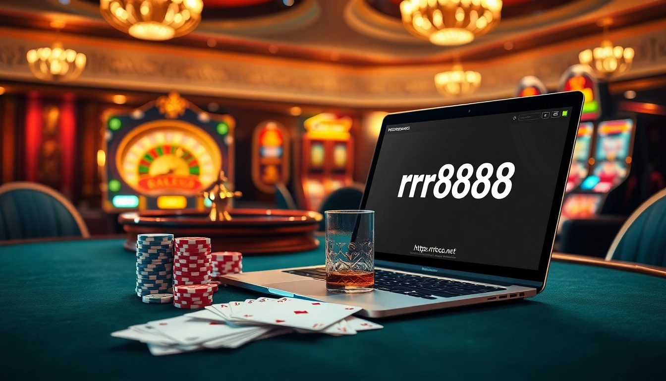 Engage with https://rr88co.net/ by exploring an elegantly designed casino featuring roulette, poker chips, and whiskey.
