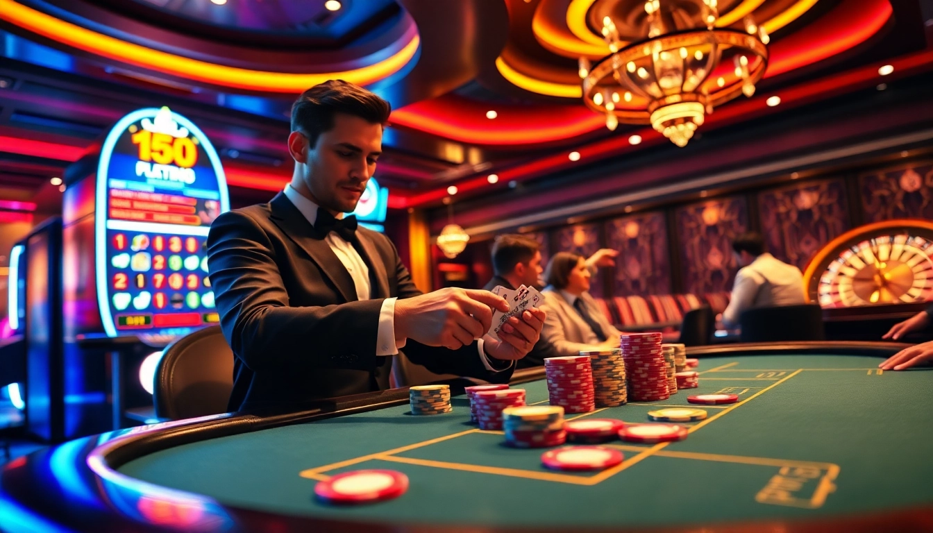 Pemain yang terlibat menikmati poker taruhan tinggi di KIT4D, menampilkan aksi kasino yang seru dan suasana yang hidup.