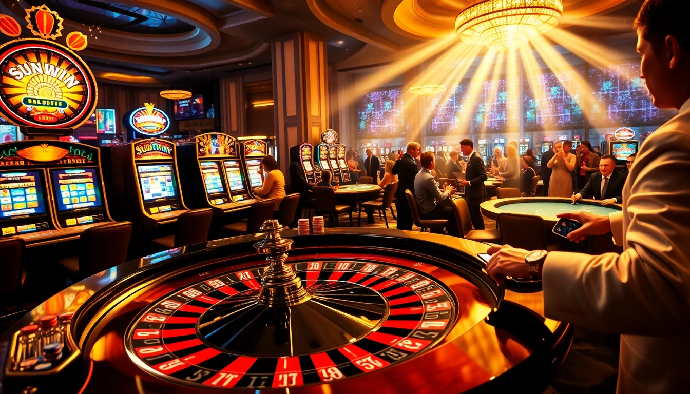 Experience thrilling wins at sunwin casino tables filled with vibrant chips and high-stakes excitement.