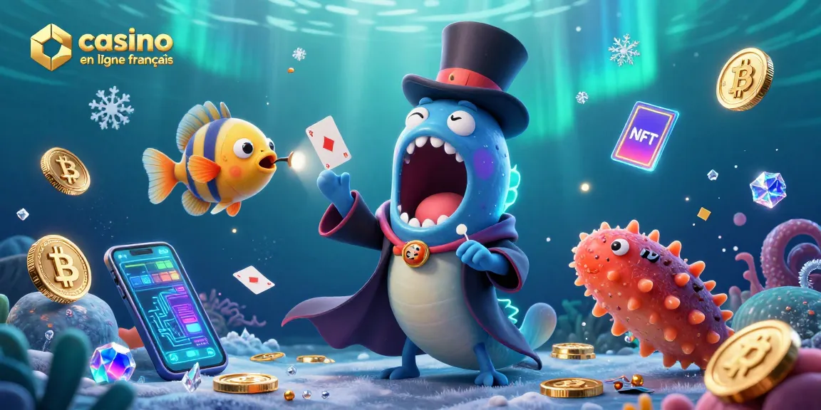 Plongez dans le monde du casino en ligne français avec nos personnages aquatiques en pleine magie.