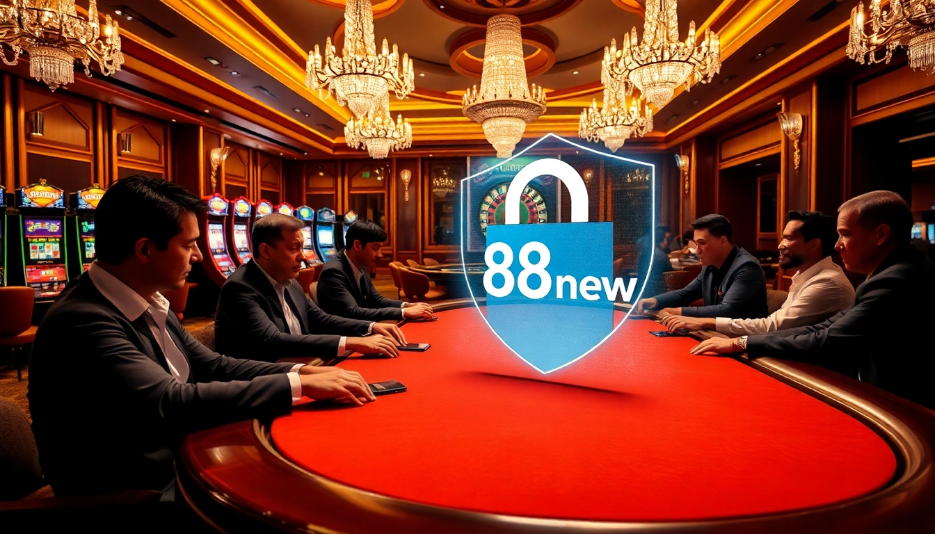 Engaging poker night showcasing chính sách bảo mật 888new for secure gaming experiences.