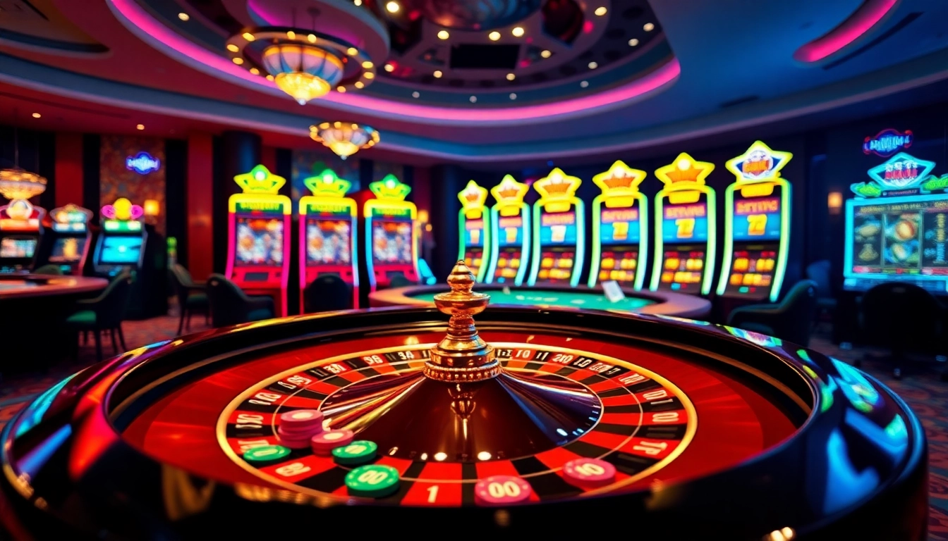 Rasakan kegembiraan Utama4D Togel dengan elemen kasino yang berwarna-warni seperti chip dan slip taruhan.