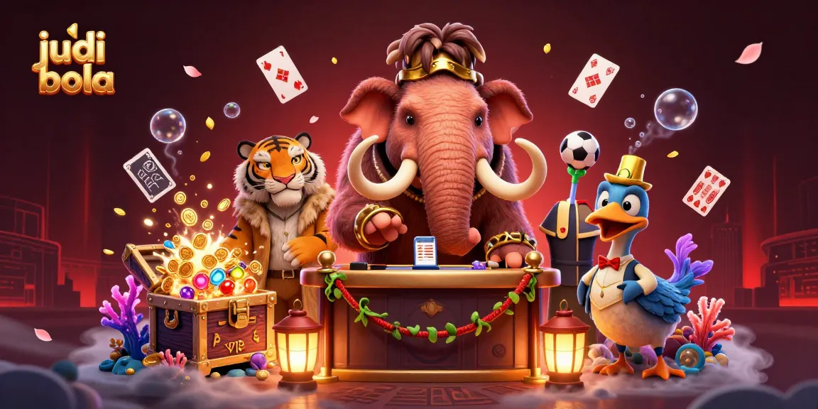 Engage in judi bola with vibrant 3D casino characters and dynamic sports betting elements!