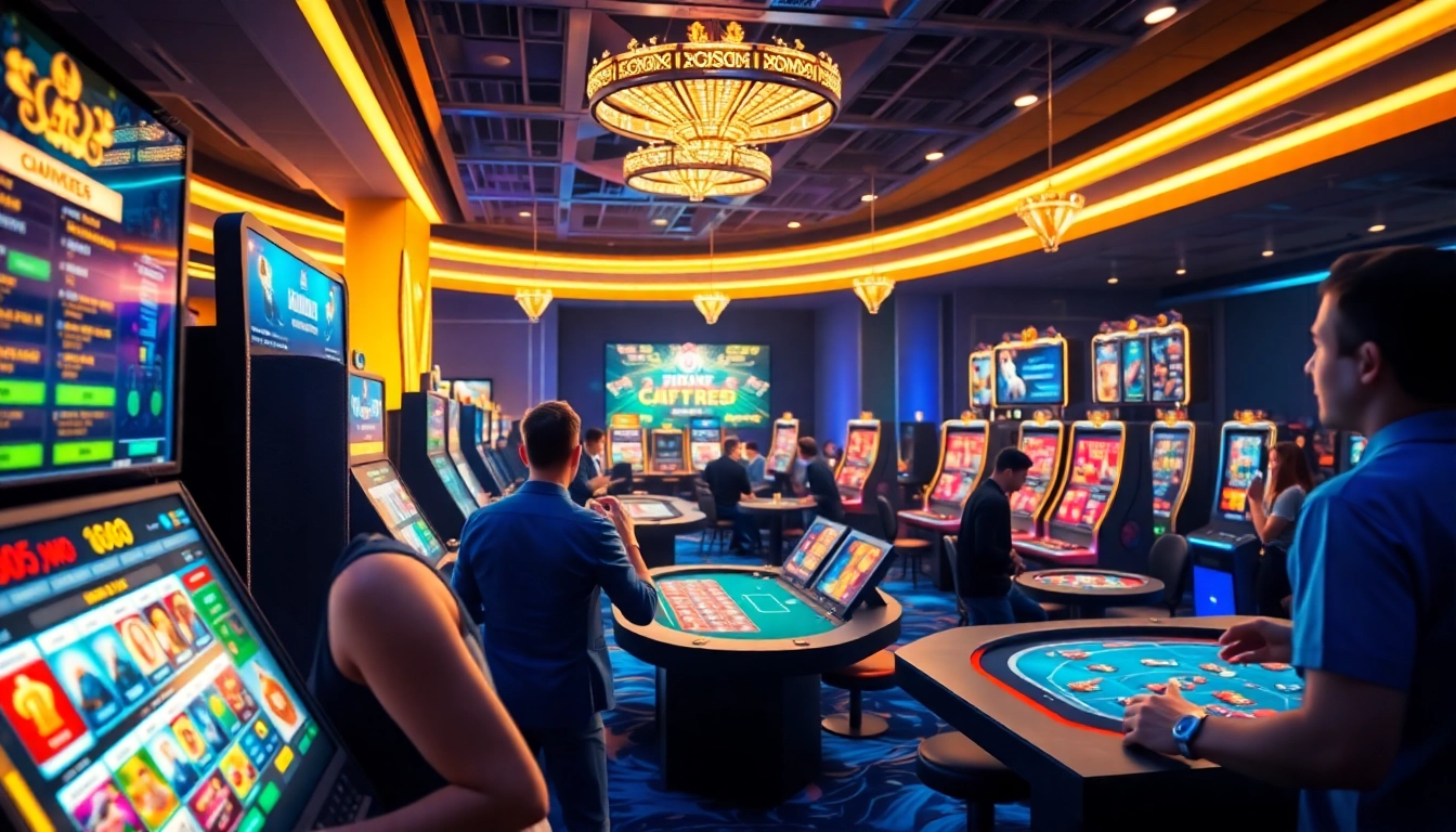A dynamic online gaming scene at 6623, showcasing vibrant 3D casino games and immersive betting experiences.