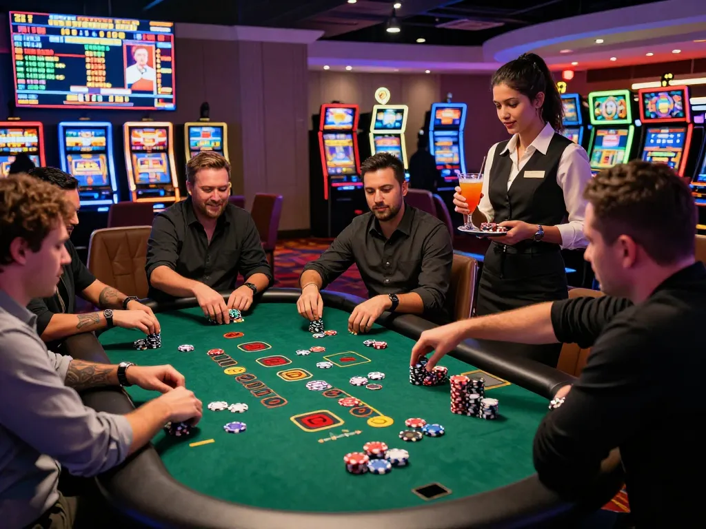 Exciting live casino game scene at bong99 with players enjoying baccarat and vibrant atmosphere.