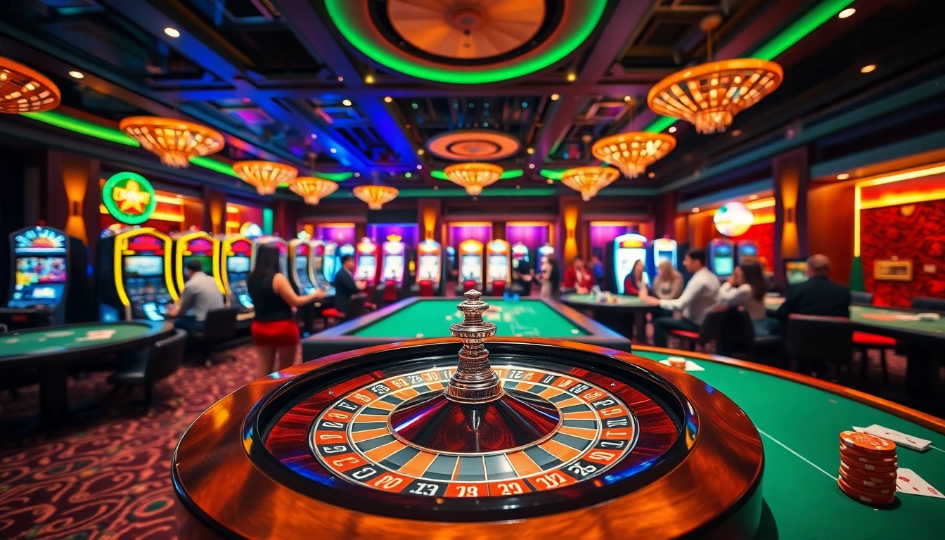 Experience the thrill of casino gaming at okwin with immersive roulette and vibrant slot machines.