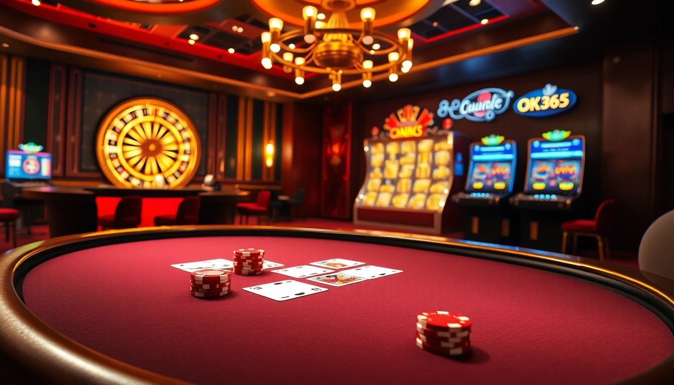 Play poker and win at OK365's online casino with vibrant atmosphere and thrilling games.