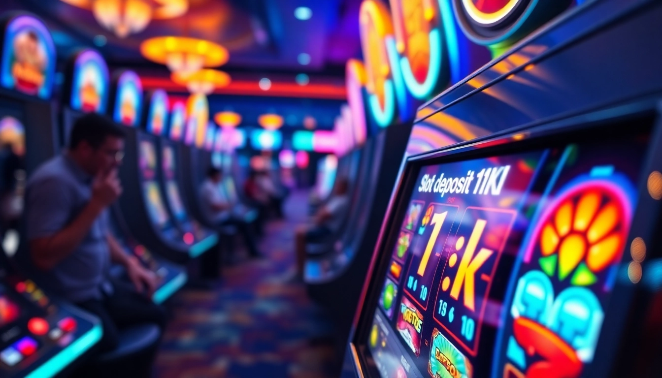 Menangkan slot deposit 1k dengan mesin slot penuh warna yang hidup dan kasino yang energik.