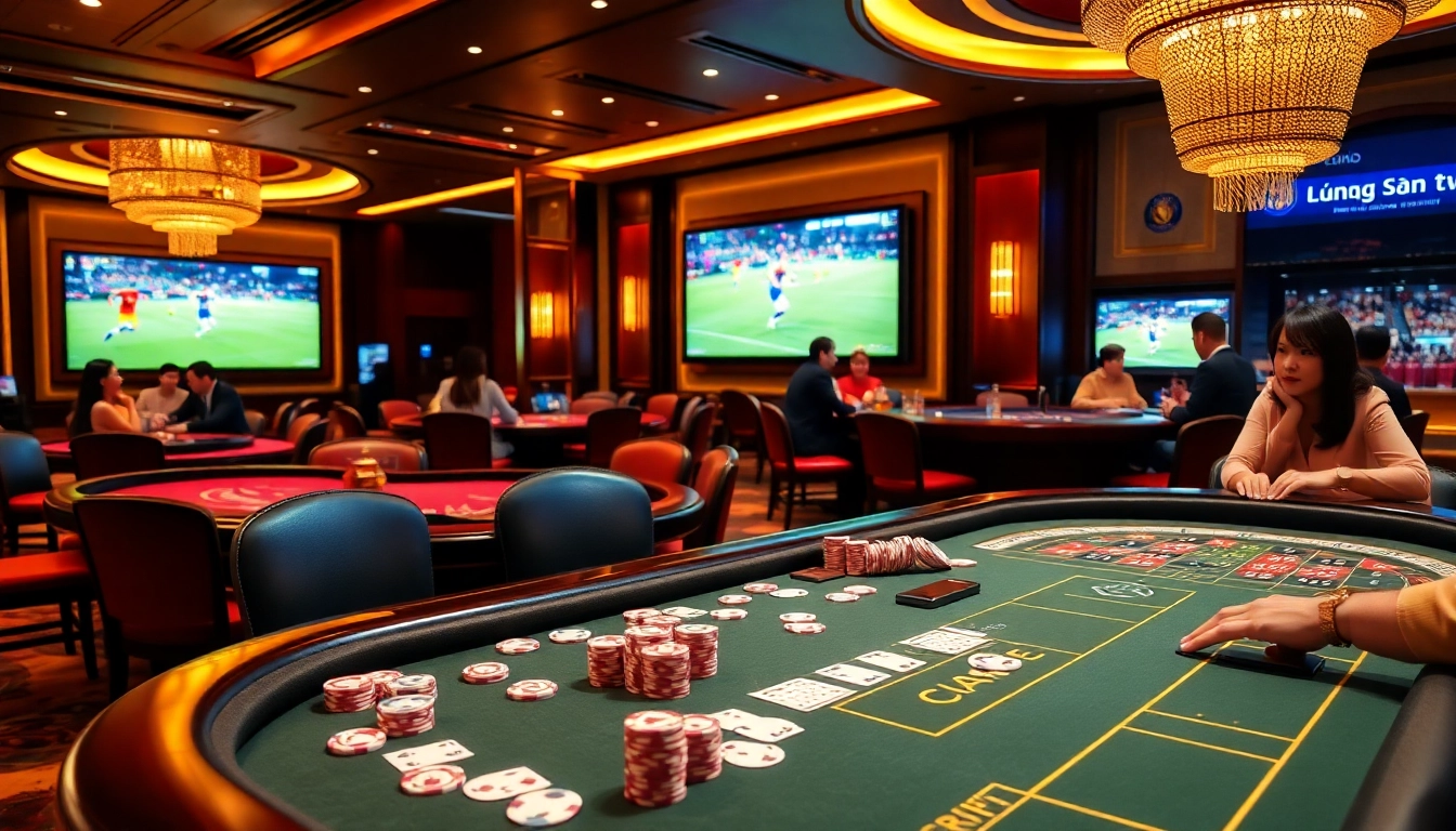 Experience thrilling sports action at lương sơn tv with engaging poker and casino gaming.
