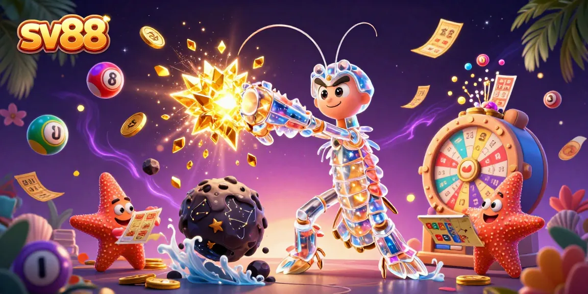 Experience thrilling gaming at sv88 with a vibrant casino atmosphere featuring lottery and slot elements.
