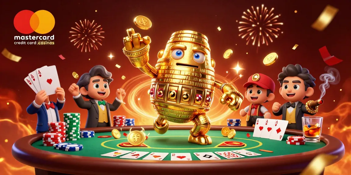 Experience the excitement of mastercard credit card casinos with a vibrant 3D digital casino scene.