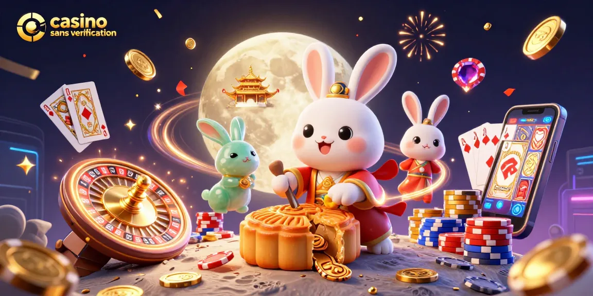 Le casino sans vérification offre des possibilités de gains sur le mooncake d'un lapin lunaire.