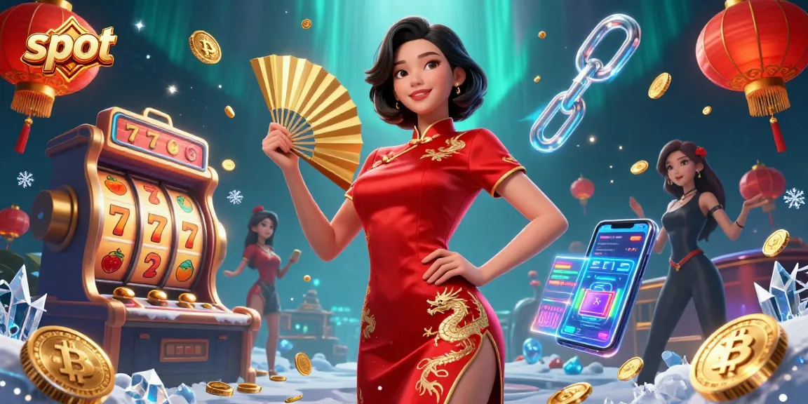 Experience slot excitement with vibrant visuals and dynamic casino elements in a stunning 3D illustration.