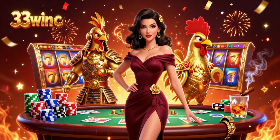 Engage with the thrilling atmosphere at 33win c featuring glamorous characters and vibrant gaming elements.