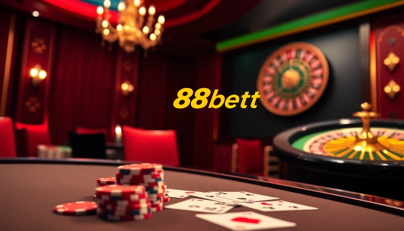Experience vibrant online gaming with 88bet's luxurious casino features and engaging atmosphere.