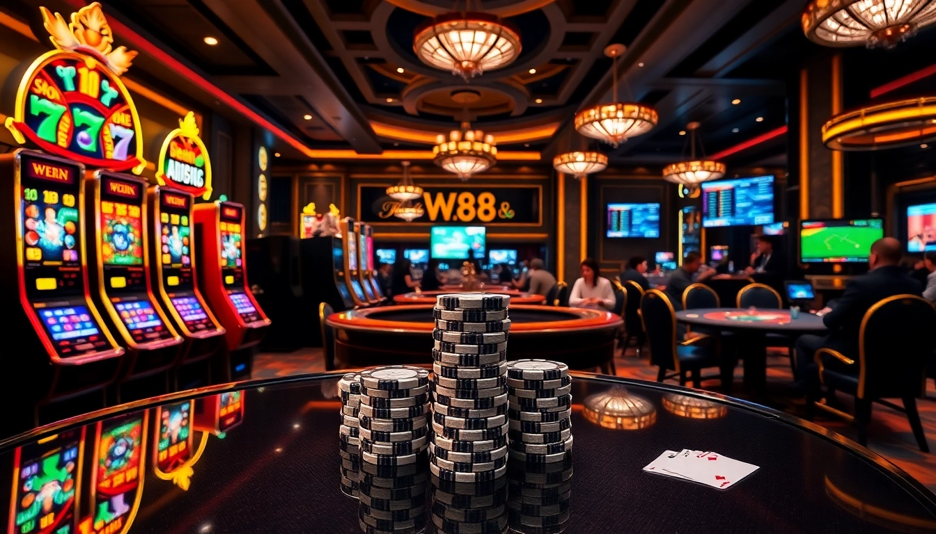 Experience the thrill of WW88 with vibrant casino elements and engaging gameplay.