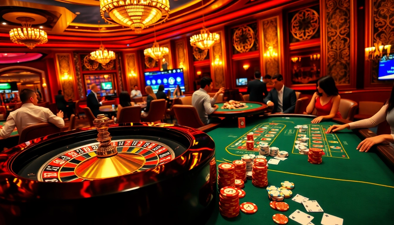 Experience thrilling gameplay at vua99 caisno with vibrant tables and dynamic casino action.