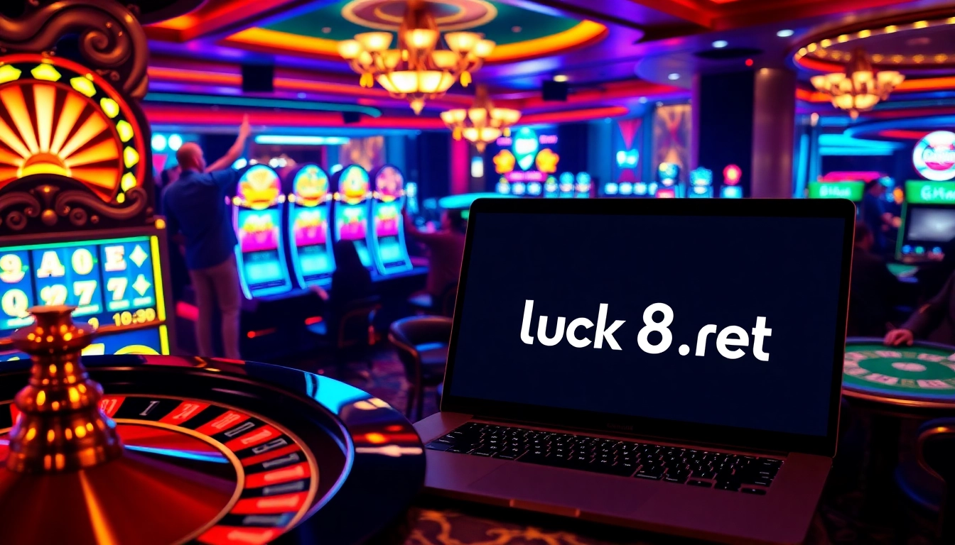 Trải nghiệm cảm giác hồi hộp của trò chơi casino trực tuyến tại https://luck8.net, với cảnh casino sống động và lối chơi đầy thú vị.