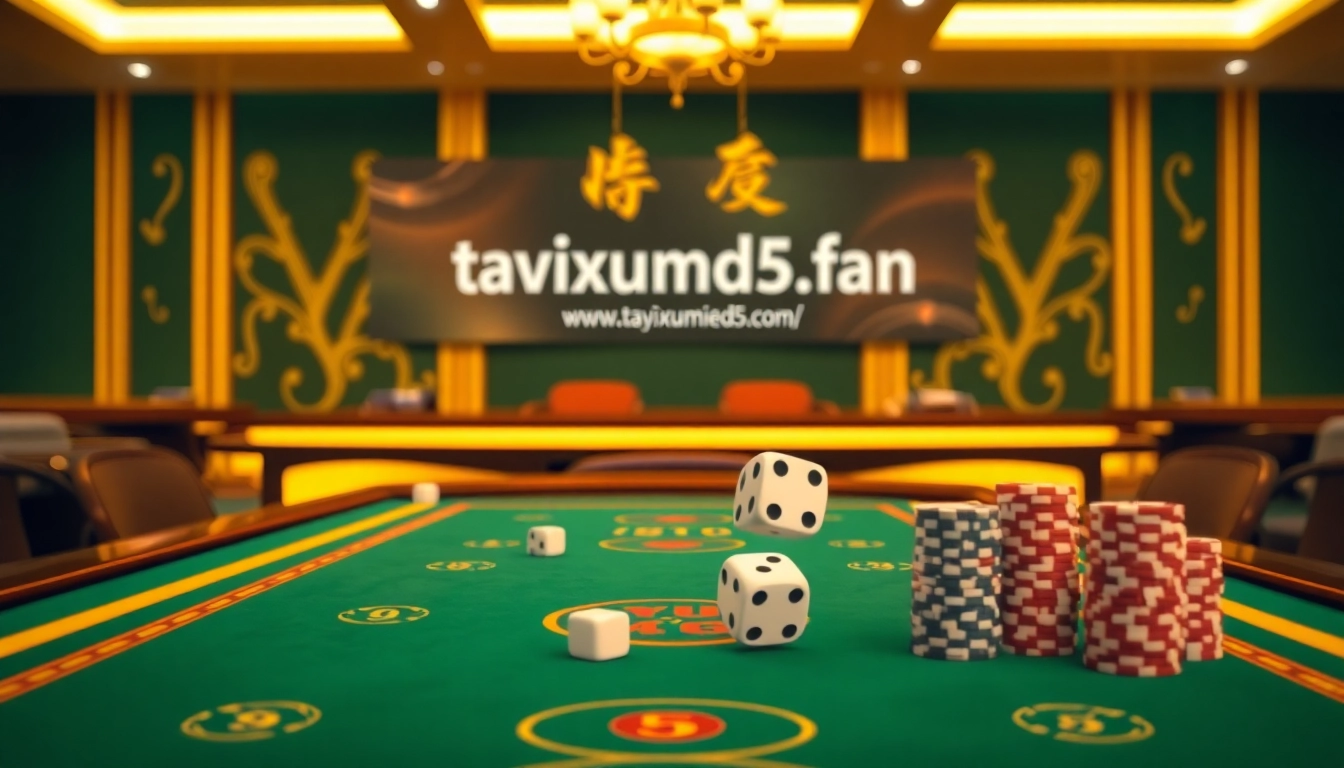 Experience the excitement of Tài Xỉu at https://taixiumd5.fan/ with vibrant casino elements.