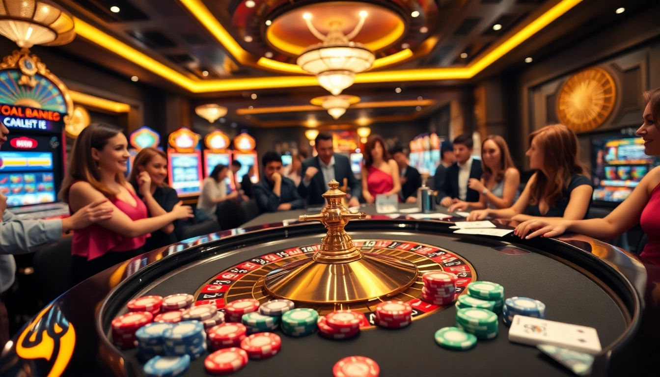 Winning moments at https://rr88.pizza/ with joyful players at an elegant casino table.