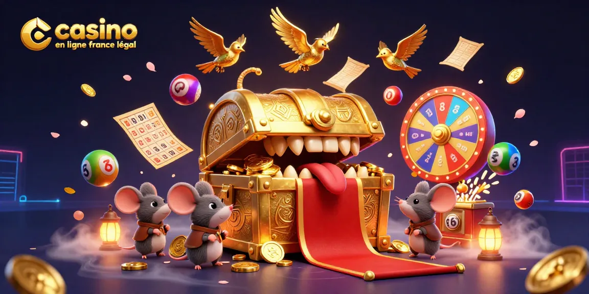 Plongez dans l'univers du casino en ligne France légal avec cette illustration dynamique de jackpot et de gains