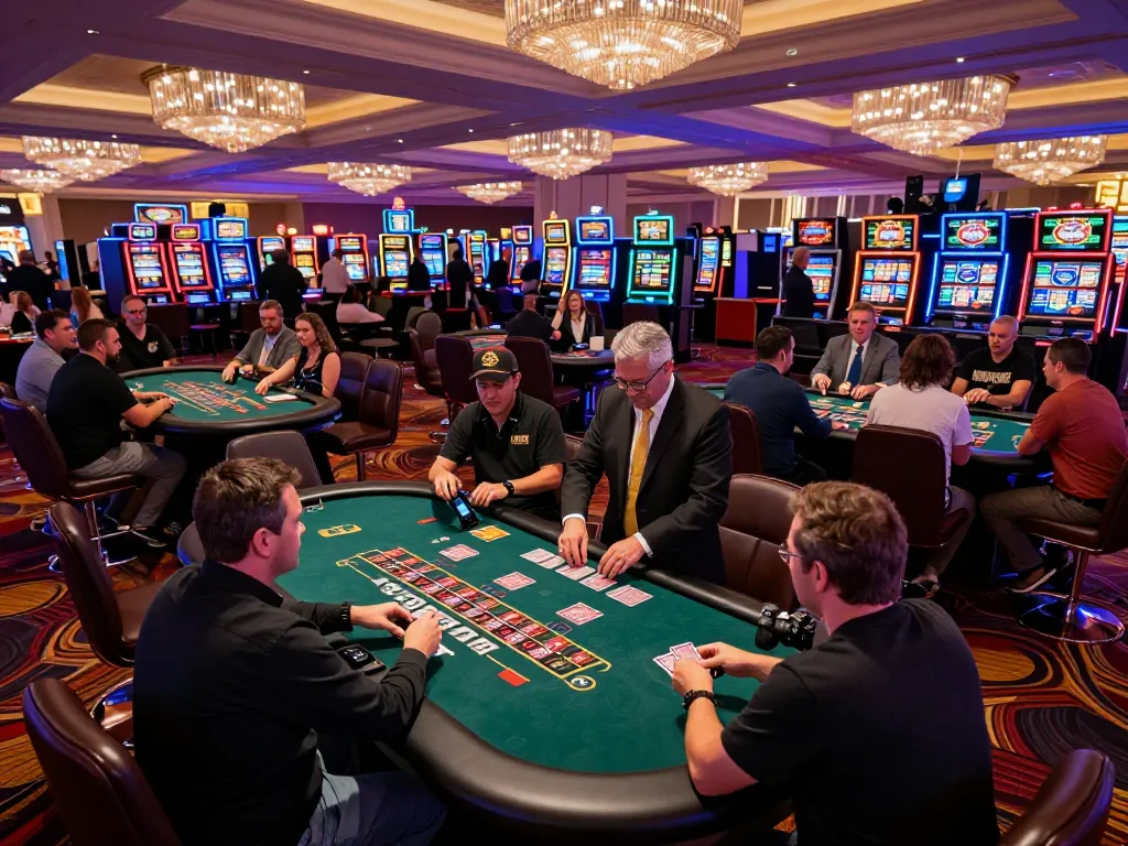 Experience the excitement at https://777x.bid/ with players enjoying thrilling table games in a Las Vegas casino.