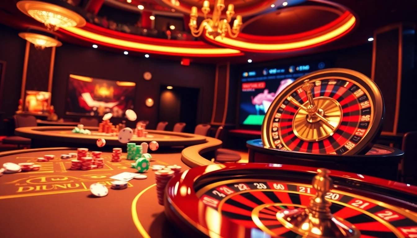 Vivez des jeux palpitants dans un casino en ligne avec des tables virtuelles dynamiques et des visuels de jeu riches.
