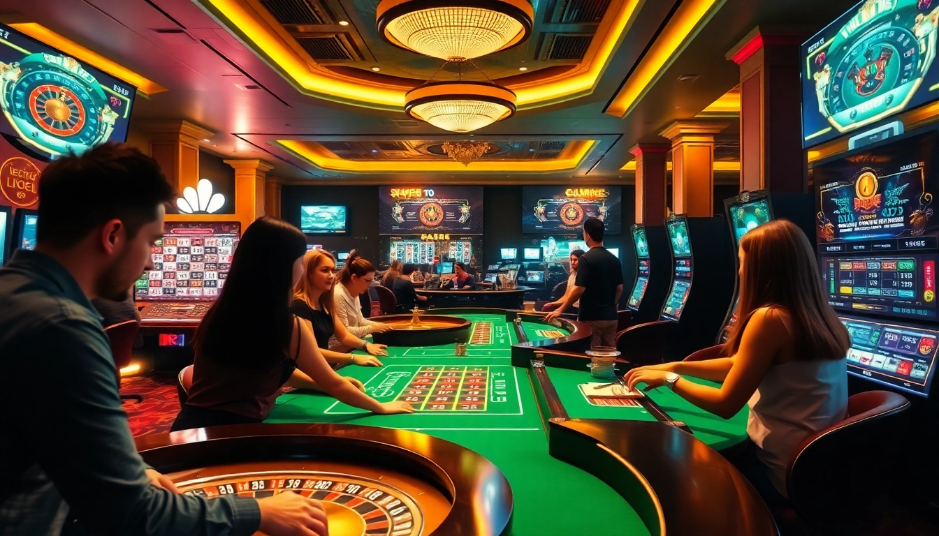 Experience thrilling online gaming with a luxurious atmosphere at https://onew88.com/ showcasing vibrant casino action.