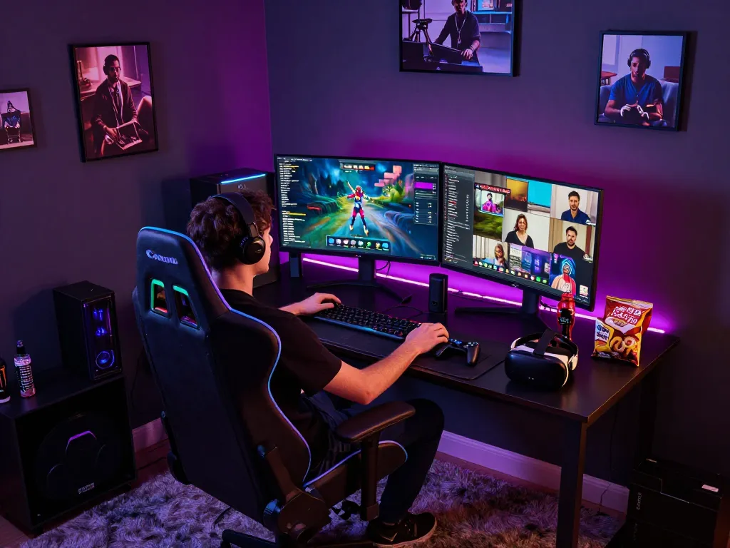 Dynamic gaming scene on ligasedayu.com with multiplayer action and vibrant atmosphere.
