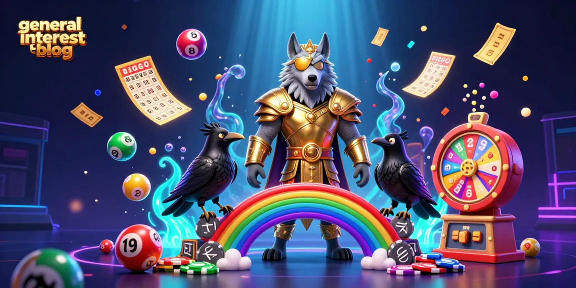Engage with the vibrant 3D casino scene showcasing the general interest blog motifs in action.