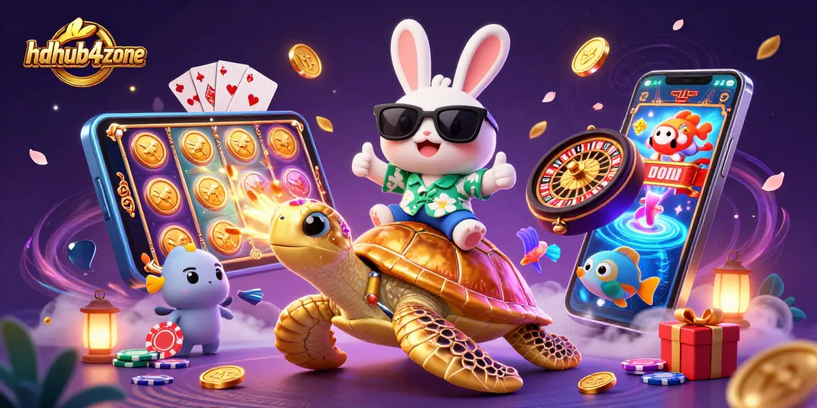 Menambah kesenangan bermain slot dengan hdhub4uzone, berinteraksi dengan karakter kartun 3D di dunia kasino.