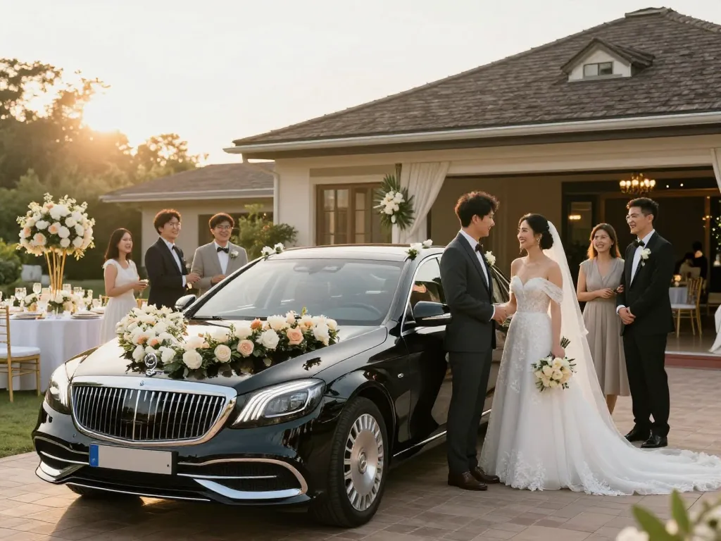 Thuê một chiếc Mercedes cưới sang trọng cho những khoảnh khắc không thể quên trong ngày đặc biệt của bạn.