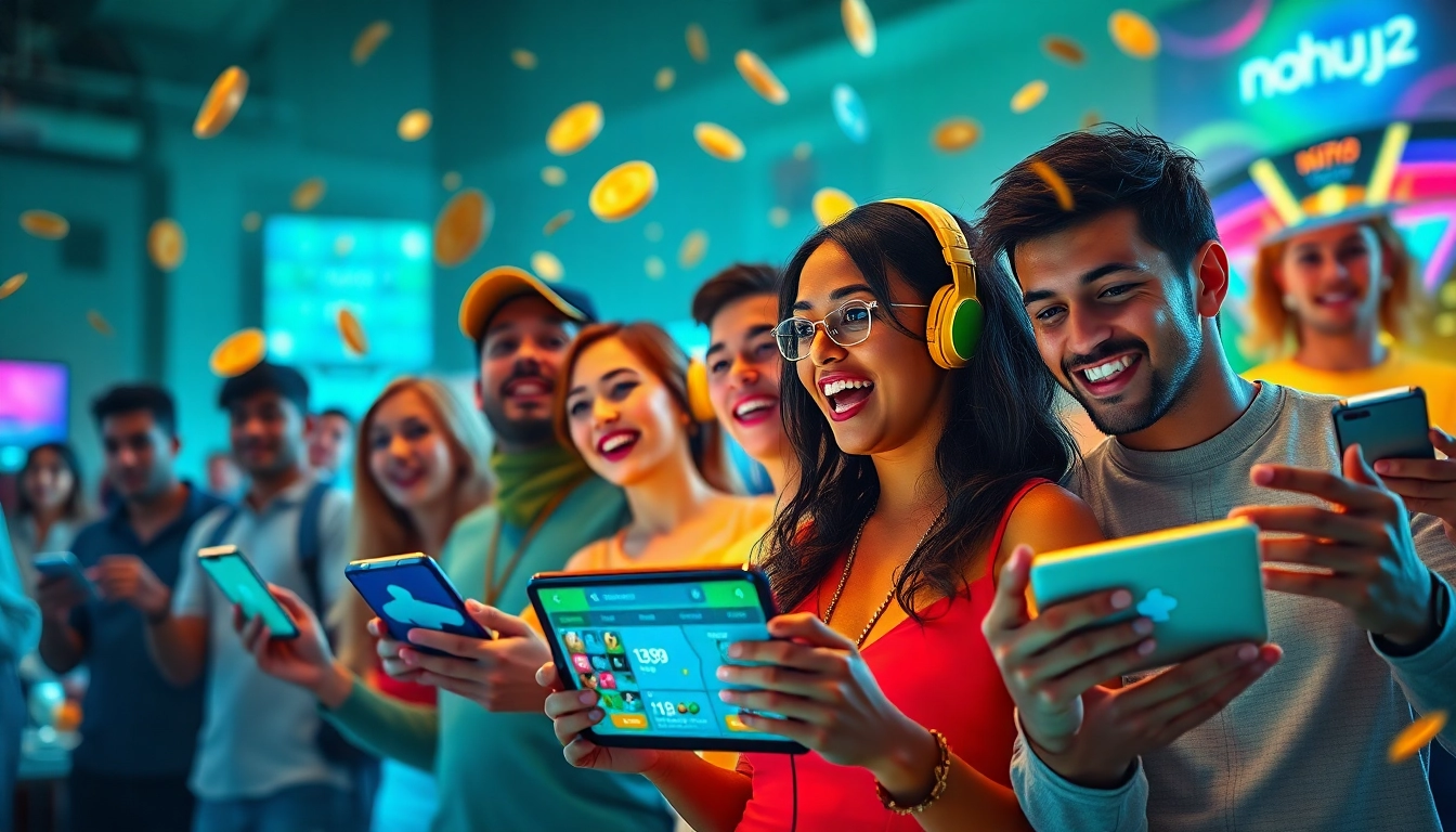 Nohu52 online betting experience showcasing diverse players engaged in exciting games.