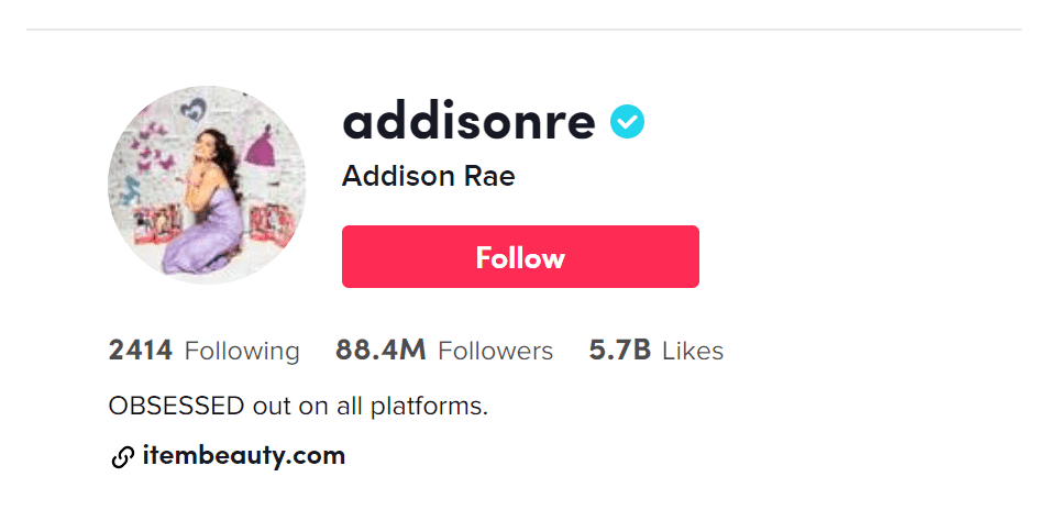 how much does tiktok pay addison rae