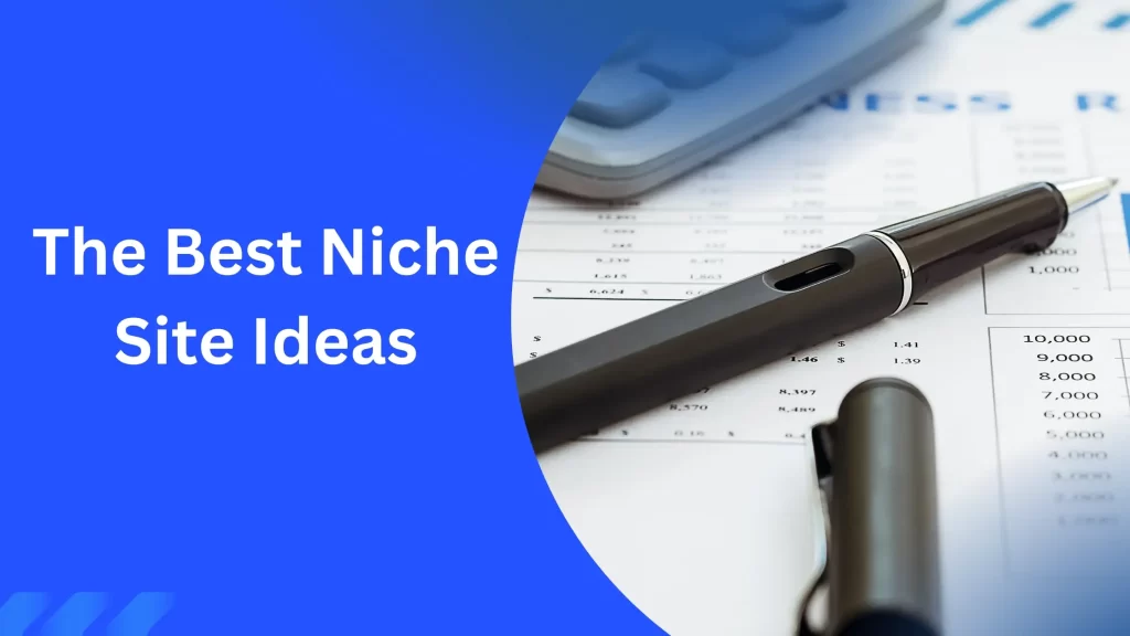 niche site ideas blog post