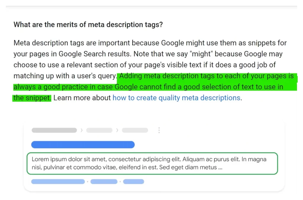 benefits of meta descriptions for on-page seo